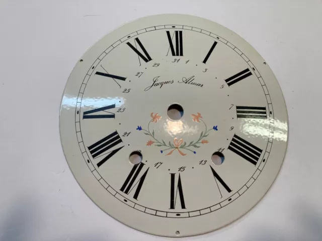 Jacques Almar hand painted Grandfather Clock dial