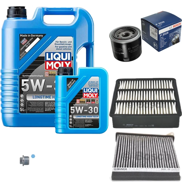 KIT D'INSPECTION FILTRE LIQUI MOLY ÖL 6L 5W-40 Pour Audi A3 Sportback