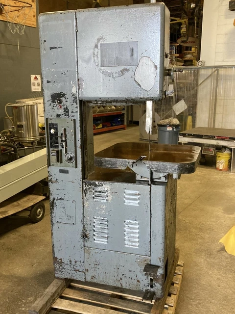 Grob Brothers 18" Vertical Band Saw 24"x24" Tilt Table, NS18