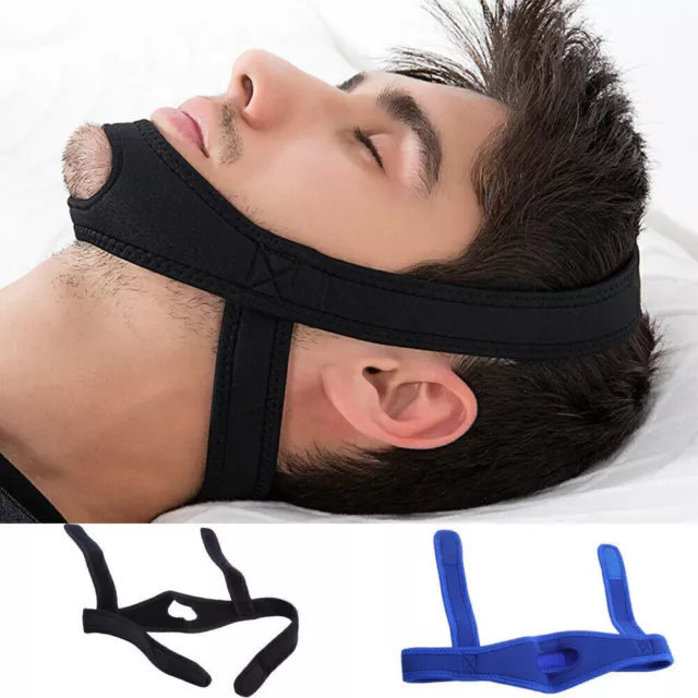 Anti Snoring Snore Stop Belt Cpap Chin Strap Apnea Jaw Sleep Solution Aid Device