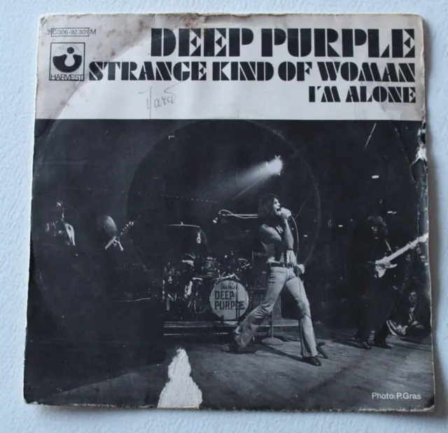 Deep Purple, strange kind of woman / i'm alone, SP - 45 tours France