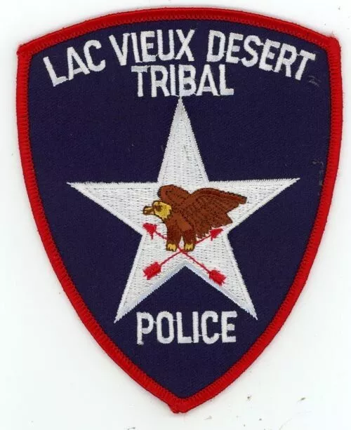 Michigan Mi Lac Vieux Desert Tribal Police Nice Shoulder Patch Sheriff