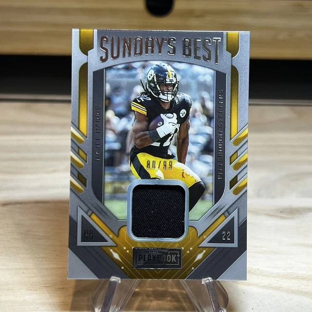 2022 Panini Playbook Najee Harris #SB-15 Sunday's Best /99 Relic Patch Steelers