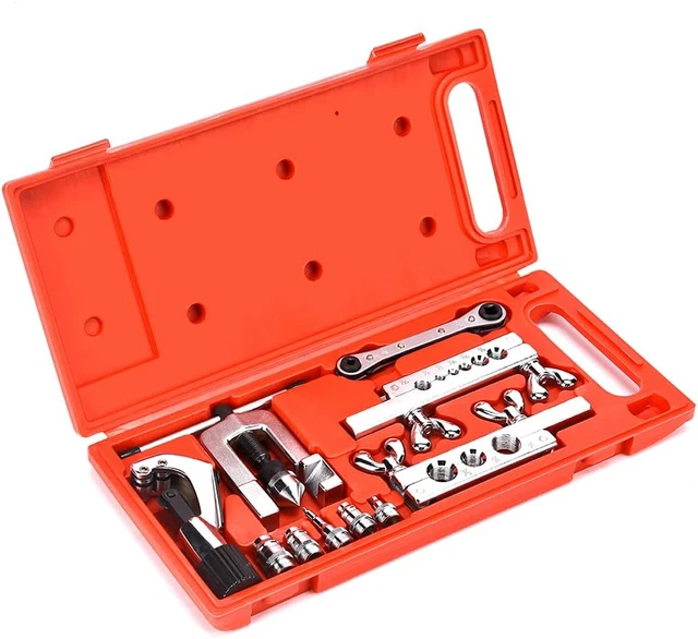 Flaring Tool Kit (Professional Grade Set) for Copper Plastic Aluminum Pipe