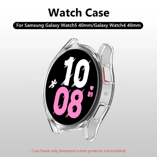 HARD BUMPER COVER Watch Shell Frame for Galaxy Watch5 Watch4 40mm ...