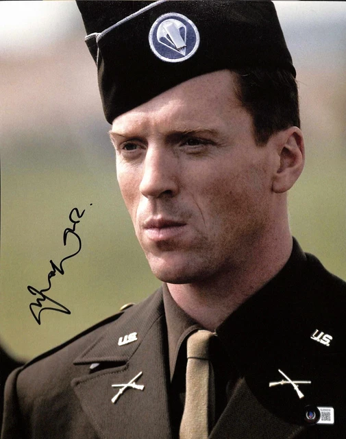 Damien Lewis as Dick Winters in Band of Brothers Signed 11x14 Photo BAS