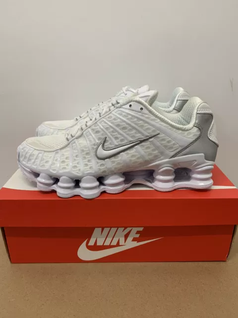 Nike Shox TL W White Metallic Silver AR3566-100 Weiß Silber Unisex Sneaker