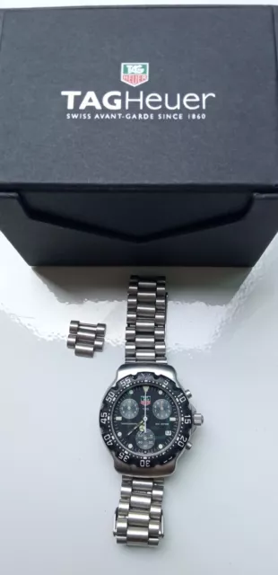 Tag Heuer 571.513 Rare F1 Chronograph Quartz Sports Watch with 493/3 Bracelet