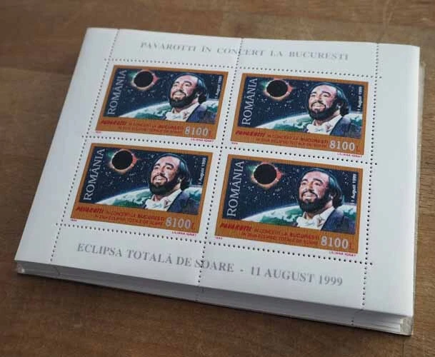 1999 Rumänien; 100 Kleinbögen Konzert, postfrisch/MNH, MiNr. 5425, ME 1000,-