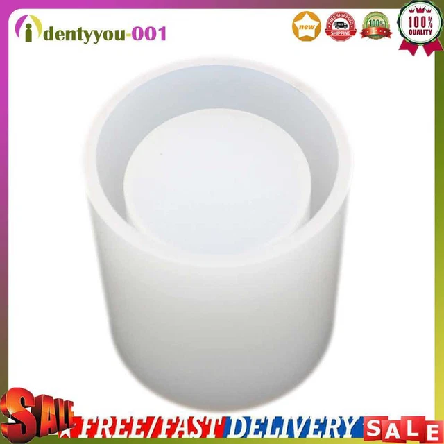 Molde de silicona Yellowsomes para hormigón, molde de vela, forma geométrica, soporte para bolígrafos, f