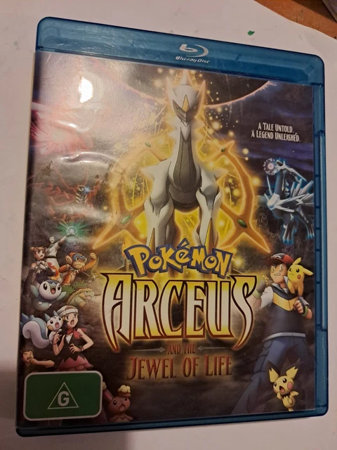 POKEMON ARCEUS AND the Jewel of life Anime bluray Region b EUC free ...