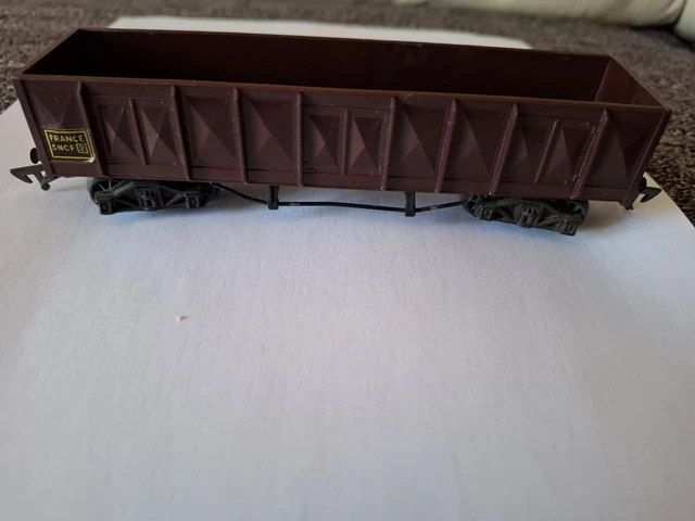 Wagon Tombereau JEP Ho 6670 SNCF Marron – Métal – France – Bon état Avec Boîte