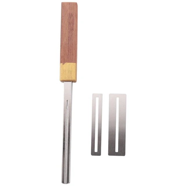 Guitar Fret Crowning File,Fret File,Fret End Rounded Tool,Three Radius Slot O7Y6