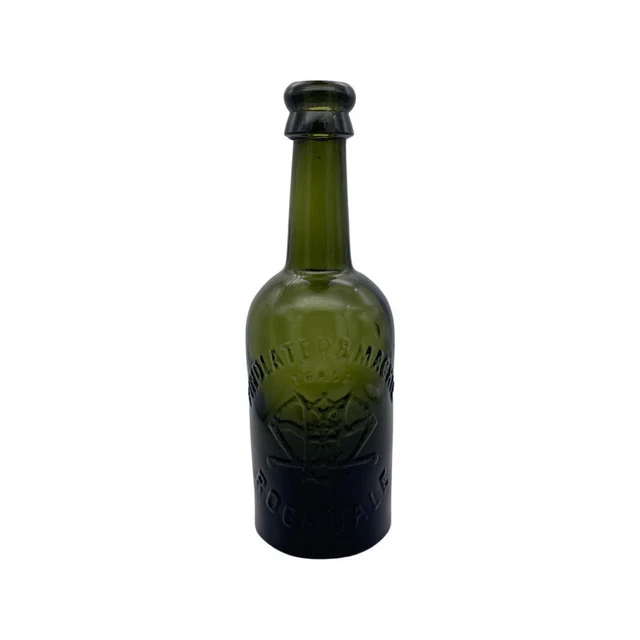 Findlater & Mackie Rochdale Lancashire Green Blob Top Bottle