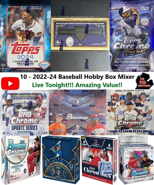 TEXAS RANGERS BREAK 319 x10 2025 Topps Series 1 Gilded Hobby Box Mixer