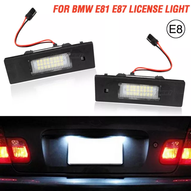 2x Kennzeichenleuchten LED für BMW 1 Series E81 E87 F20 F21 6 Series F06 F12 F13