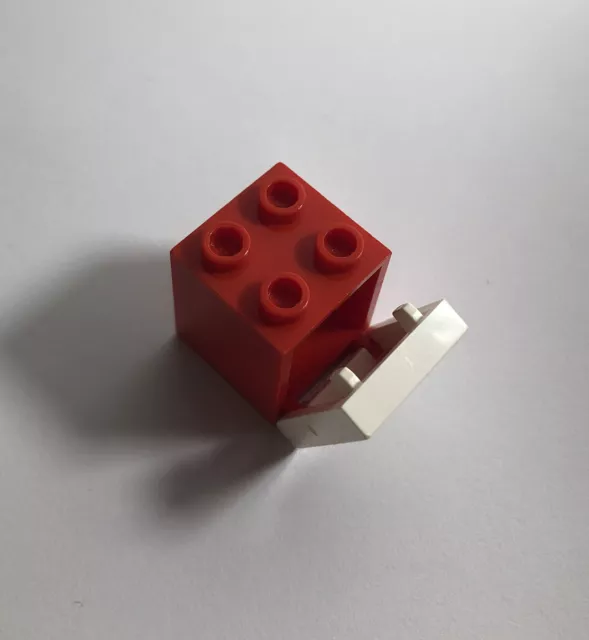 LEGO Cassaforte/Letterbox 2x3x2 Parte: 4346/4346 - Rosso e Bianco, Utensile