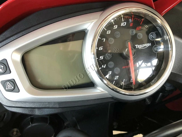 TRIUMPH TIGER SPORT 1050 Anelli quadrante con finiture cromate Lega lucida...