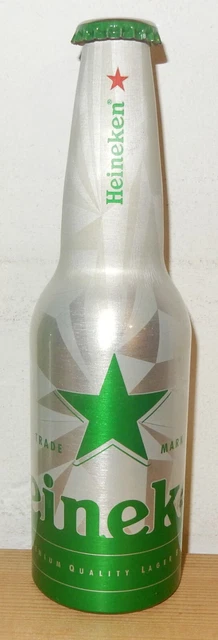 HEINEKEN Aluminium Bottle can from HOLLAND for Export (33cl) Empty !!