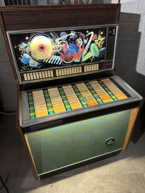 NSM Prestige 120 Jukebox 70er Jahre Fine Vintage Plattenspieler Automat #324