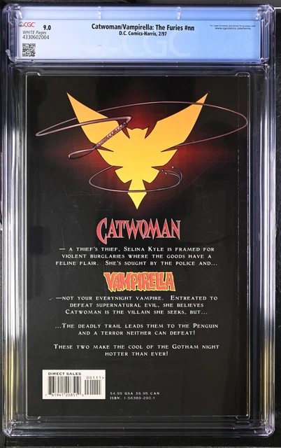 Catwoman Vampirella Furies Cgc 9.0 White Pages! 1997 2
