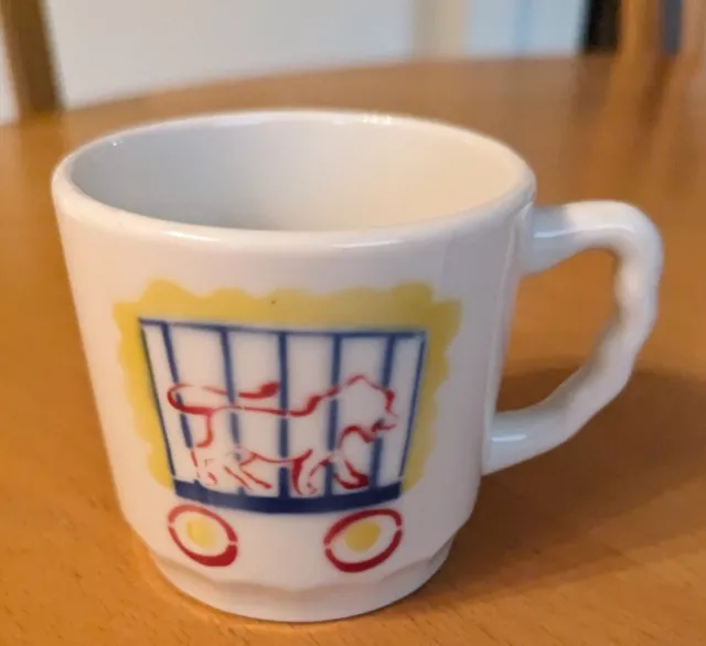 Union Pacific Railroad Childs Mug, Circus series By Syracuse China 50's