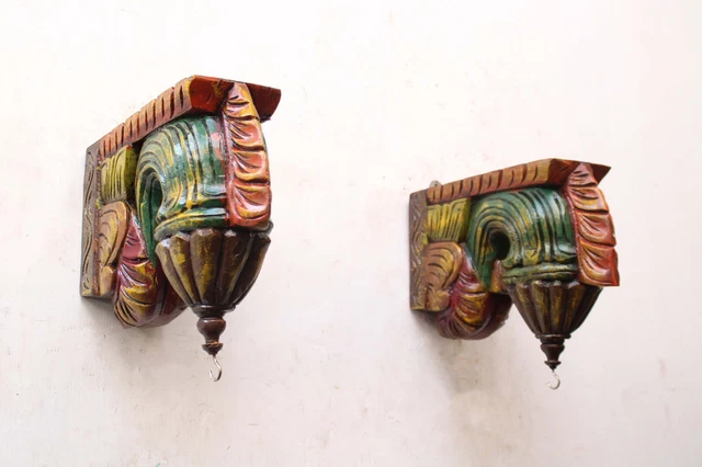 Plant / Lamp Hanger Hook Wall Bracket Corbel Pair Bodhil Vintage Home Decor 2