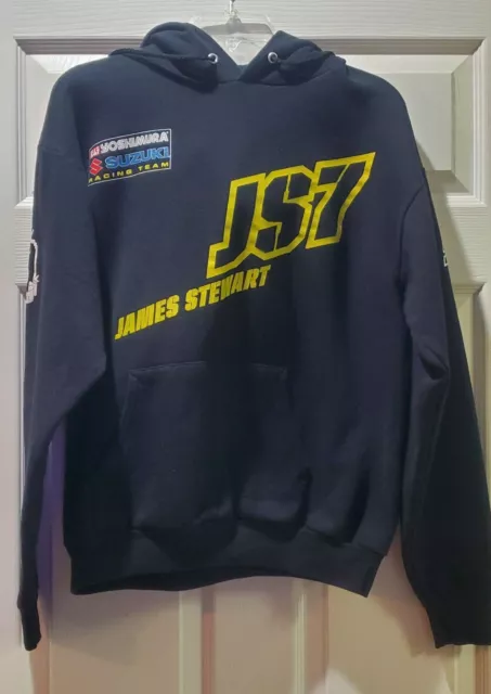 James Bubba Stewart JS7  Yoshimura Suzuki Racing Team Motocross Hoodie Medium