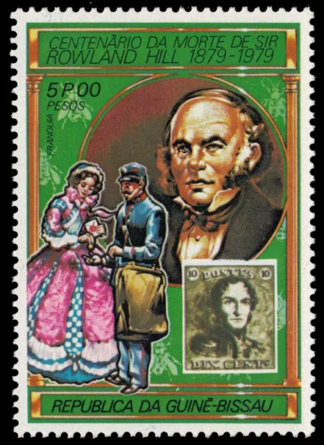 GUINEA BISSAU 395A - Sir Rowland Hill "Belgian Stamp" (pa84826)