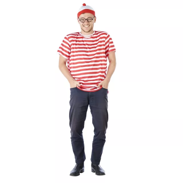 NEW Spartys Stripe Man Costume By Spotlight