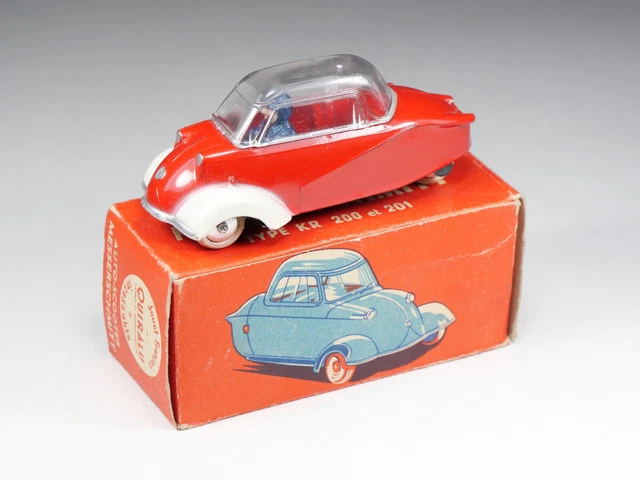 Miniature Quiralu – Messerschmitt Motocar 1955-59 – Jouet En Plomb – Occasion