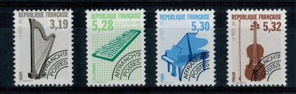 Serie des Timbres de France Préoblitérés N° YT 220 à 223 neufs **