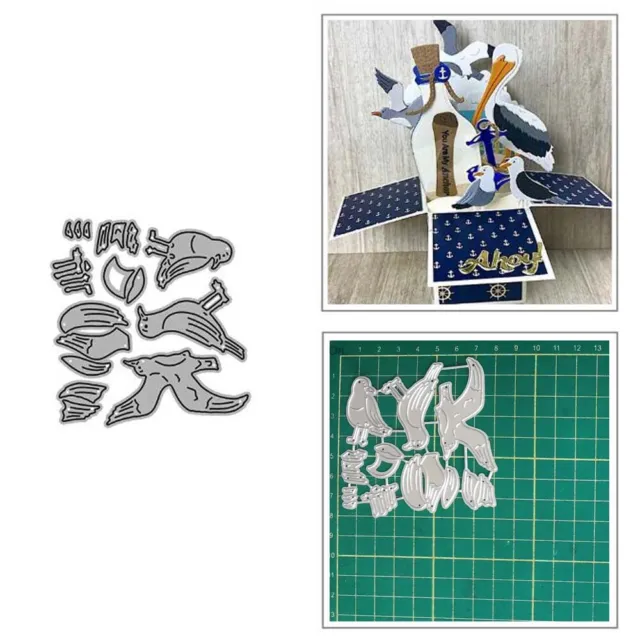 Seabird Metal Cutting Dies Scrapbook Album Paper Crafts Embossing Die template