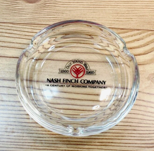 Nash Finch Company 1885 - 1985 100 Year Anniversary Ash Tray 3 Rest