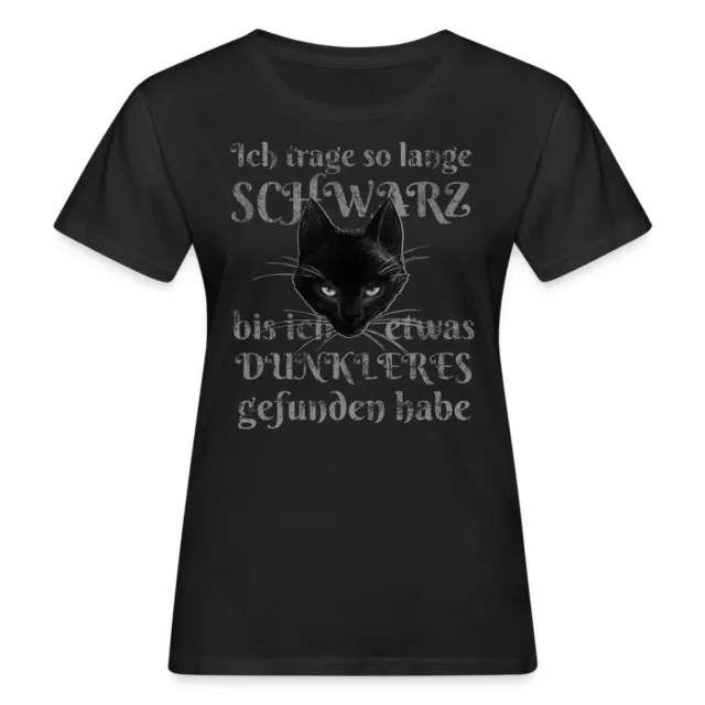 Alchemy England Schwarze Katze Lustiger Spruch Frauen Bio-T-Shirt