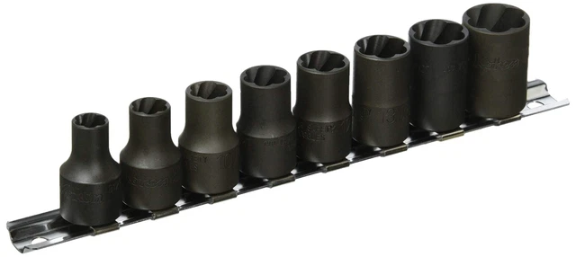 Koken 3/8 (9.5mm) SQ. Nut Twister Rail Set 8 RS3127/8