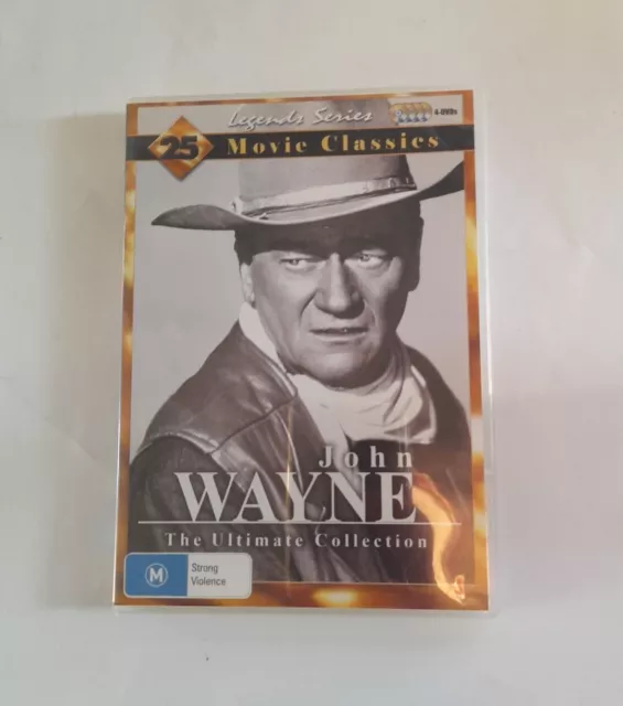 John Wayne The Ultimate Collection DVD 25 Movie Classics Region 4 Westerns