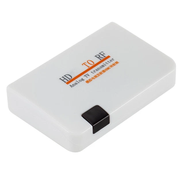 HDMI-Compatible to RF Coaxial Converter Box Adapter HD Digital Analog Signal