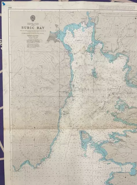 Admiralty 980 PHILIPPINE ISLANDS LUZON WEST COAST SUBIC BAY Map Chart Maritime 2