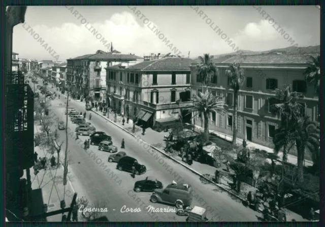 Cosenza Città PIEGHINE Auto Foto FG cartolina ZK1707