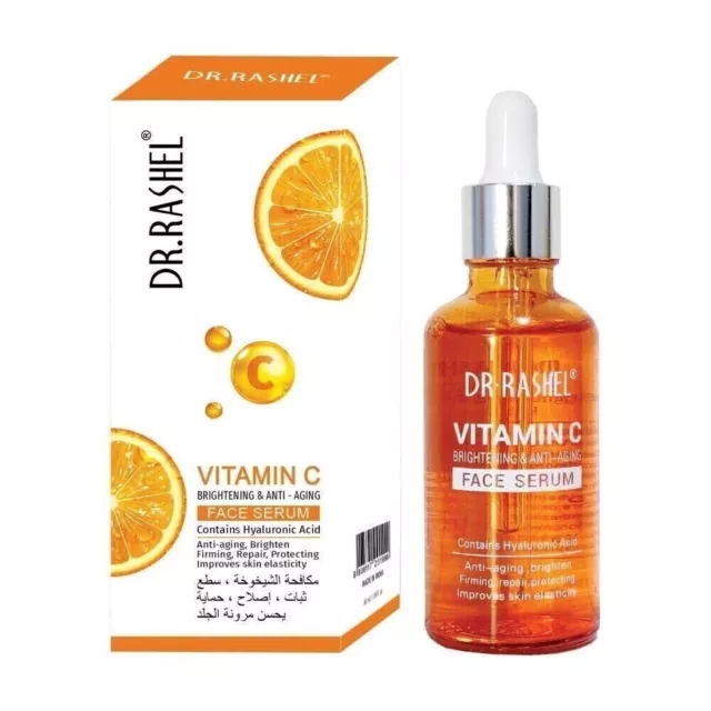 1 x 30 ml Dr.Rashel Vitamin C Gesichtsserum Hyaluronsäure-Aufhellend-Anti-Aging