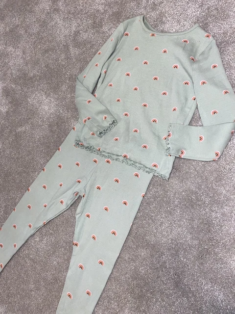 Leggings Top Indossati Una Volta Ragazze Next Verdi Taglia Età 4-5 Anni