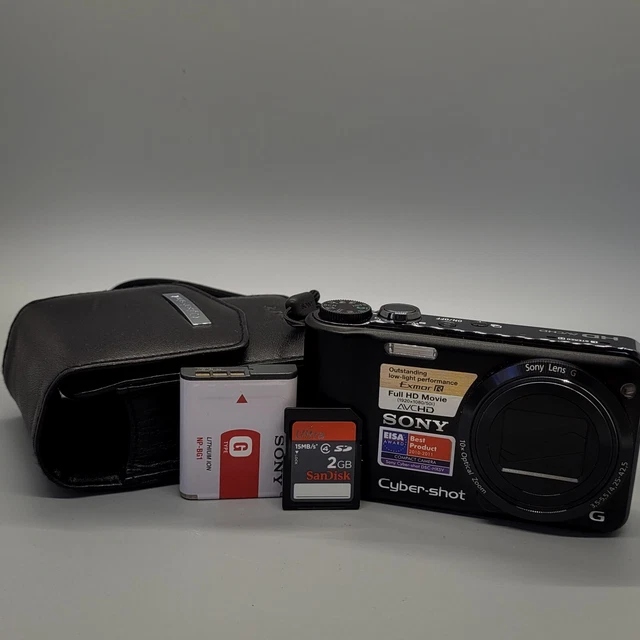 Sony Cybershot DSC-HX5 10.2MP Compact Digital Camera Black Tested