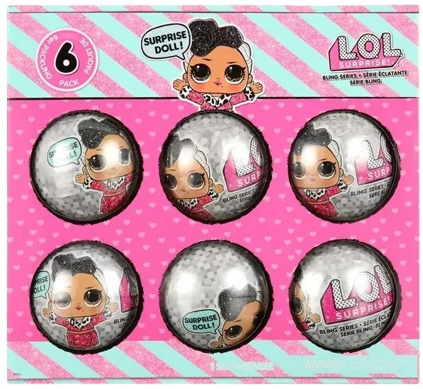 LOL Surprise Bling Series Doll Playset 6 Pieces L.O.L Ages 4+ Toy Surprise Gift 2