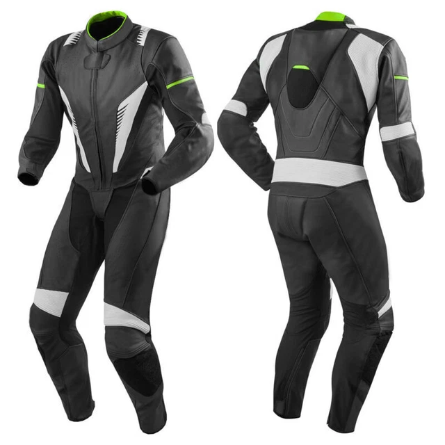 1-pc Motorbike Racing Leather Suit for Men Rider, Bike Racer Protector Suits