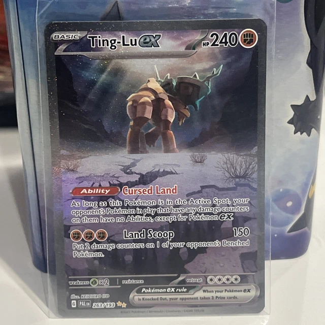 Ting-lu Ex Gold Card Price Pokemon TCG: Ting-Lu Ex 127/193 - Paldea Evolved  Double Rare Holo Card Ting-lu Ex Price