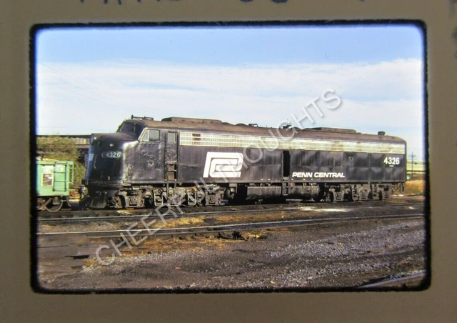 Original  '74 Kodachrome Slide PC Penn Central 4326 E8A Harrisburg, PA    38X8