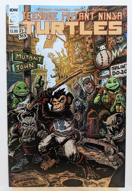TEENAGE MUTANT NINJA TURTLES #109 Eastman Cover B NM IDW 2011 TMNT