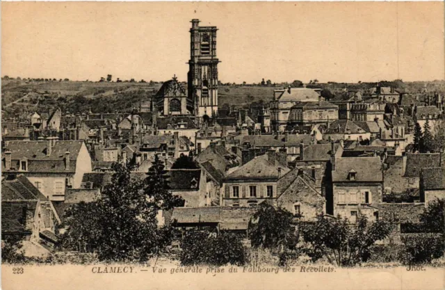 CPA CLAMECY - General view taken from the Faubourg des Recottets (518485)