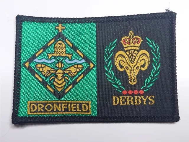 Dronfield Derbys Derbyshire Double English County District Scout Patch Badge